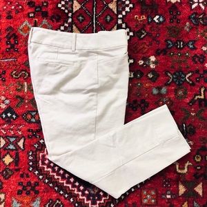 LOFT Marisa fit Riviera cropped pants, light tan